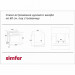 Газовый духовой шкаф Simfer B6GB12016