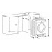 Встраиваемая стиральная машина HOMSair WMB1486WH
