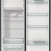 Отдельностоящий двухкамерный холодильник Gorenje OBRB615DBK