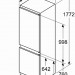 Встраиваемый двухкамерный холодильник Bosch KIV865SF0