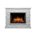 Портал каминный Firelight Quadro 25 песчаник/античный белый/белая эмаль