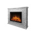 Портал каминный Firelight Quadro 25 песчаник/античный белый/белая эмаль