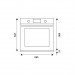 Встраиваемый электрический духовой шкаф Bertazzoni F609HEREKTAX