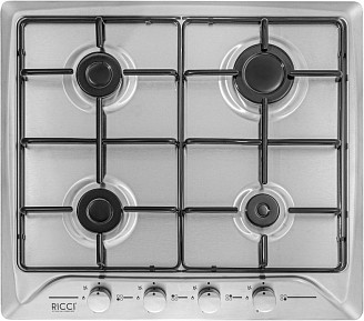 Варочная панель из нержавеющей стали Ricci RGN 611 IX
