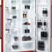Отдельностоящий двухкамерный холодильник Gorenje NRS 85728 RD
