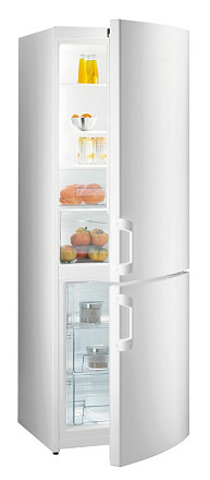 Отдельностоящий двухкамерный холодильник Gorenje RK 61811 W