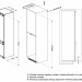Встраиваемый двухкамерный холодильник Ascoli ADRF 310 WEBI
