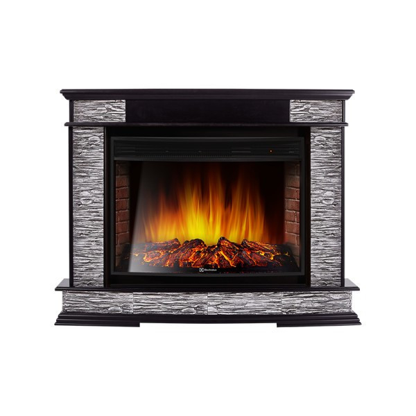 Каминокомплект Electrolux Sphere Plus EFP/P-3320RLS + Scala 30 сланец скалистый серый/венге
