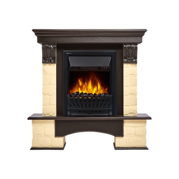 Портал каминный Firelight Forte Classic бежевый/венге