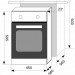 Компактный духовой шкаф LEX EDM 4570 BL