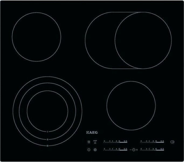 Встраиваемая электрическая варочная панель Aeg HK 634070 IB